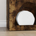 Bufet Stejar fumuriu 40 x 35 x 100.5 cm Lemn compozit - WALTI WALTI
