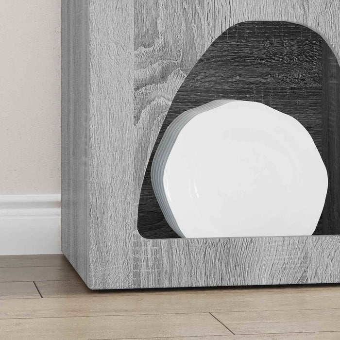 Bufet Gri Sonoma 40 x 35 x 100.5 cm Lemn compozit - WALTI WALTI
