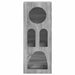 Bufet Gri Sonoma 40 x 35 x 100.5 cm Lemn compozit - WALTI WALTI