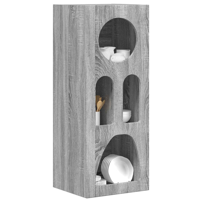 Bufet Gri Sonoma 40 x 35 x 100.5 cm Lemn compozit - WALTI WALTI