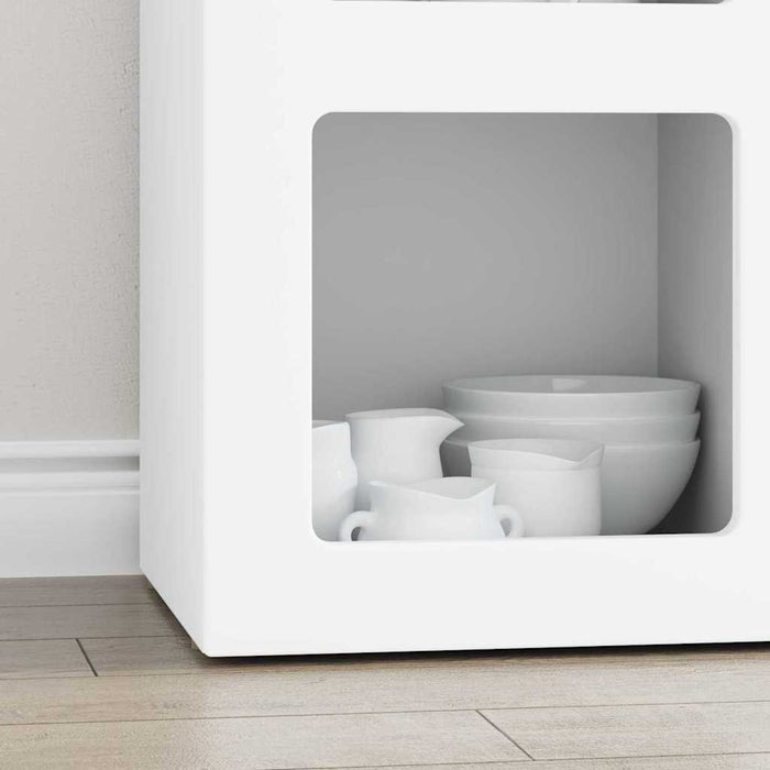 Bufet Alb 59 x 35 x 80.5 cm Lemn compozit - WALTI WALTI