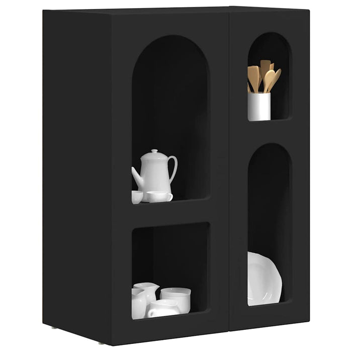 Bufet Negru 59 x 35 x 80.5 cm Lemn compozit - WALTI WALTI