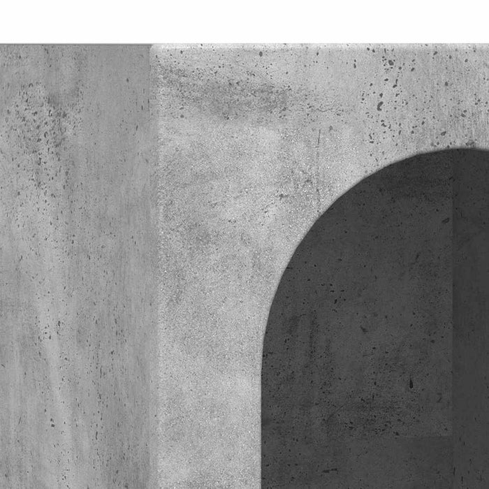 Bufet Gri din beton 59 x 35 x 80.5 cm Lemn compozit - WALTI WALTI