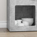 Bufet Gri din beton 59 x 35 x 80.5 cm Lemn compozit - WALTI WALTI