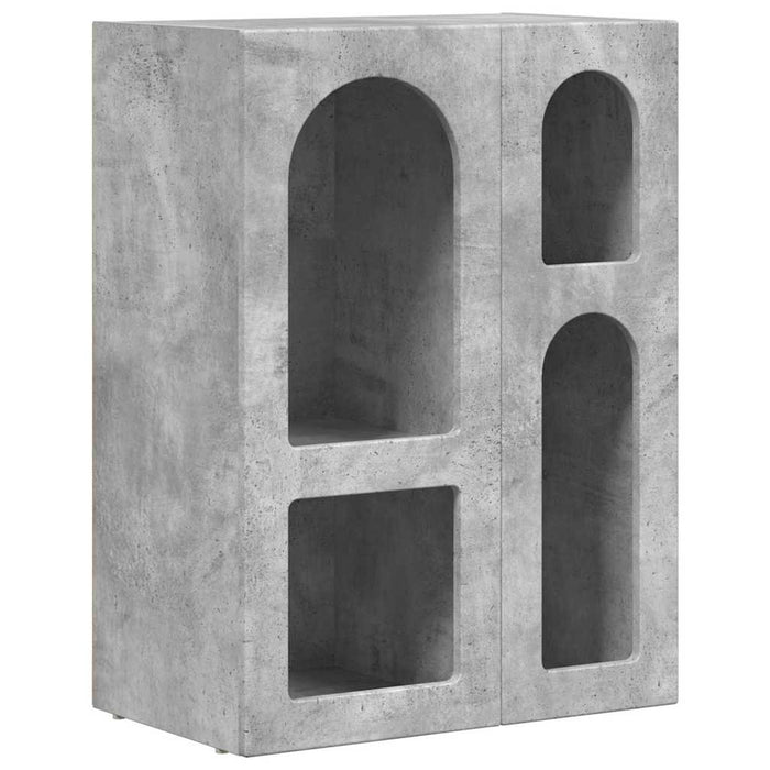 Bufet Gri din beton 59 x 35 x 80.5 cm Lemn compozit - WALTI WALTI