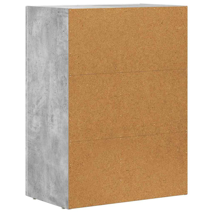 Bufet Gri din beton 59 x 35 x 80.5 cm Lemn compozit - WALTI WALTI