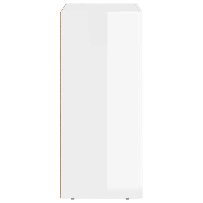 Bufet Alb lucios 59 x 35 x 80.5 cm Lemn compozit - WALTI WALTI
