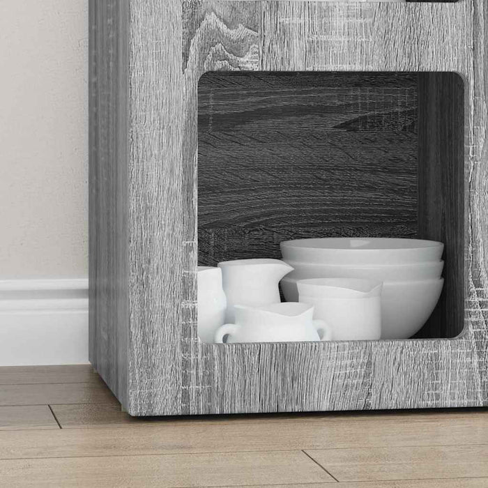 Bufet Gri Sonoma 59 x 35 x 80.5 cm Lemn compozit - WALTI WALTI