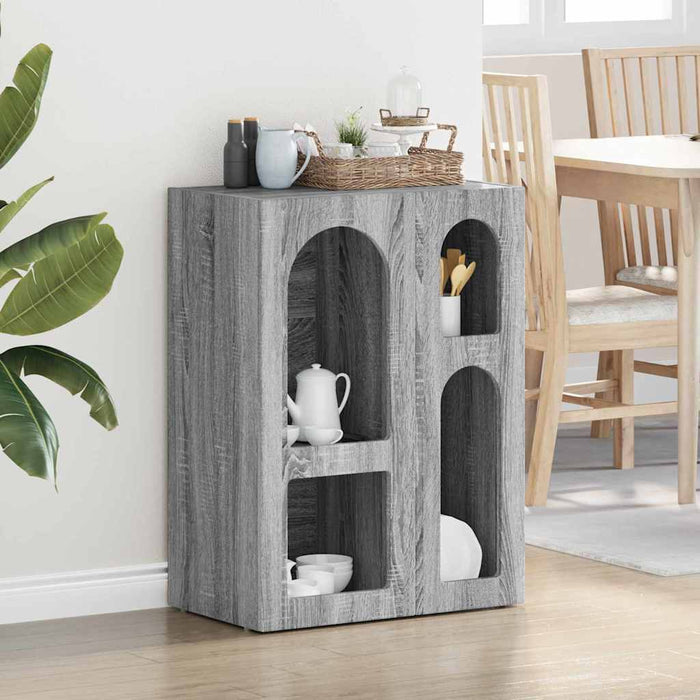 Bufet Gri Sonoma 59 x 35 x 80.5 cm Lemn compozit - WALTI WALTI