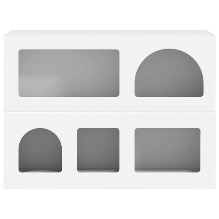 Bufet Alb 80.5 x 35 x 59 cm Lemn compozit - WALTI WALTI