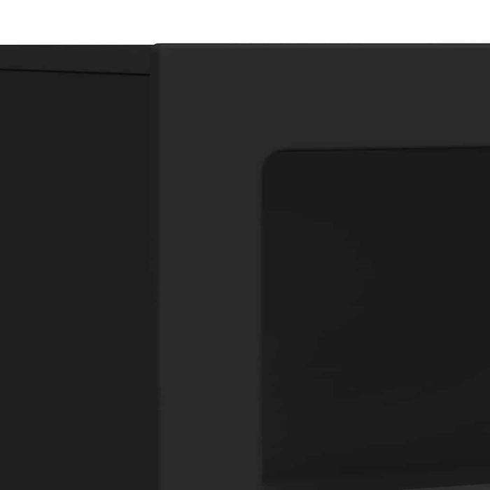 Bufet Negru 80.5 x 35 x 59 cm Lemn compozit - WALTI WALTI
