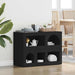 Bufet Negru 80.5 x 35 x 59 cm Lemn compozit - WALTI WALTI
