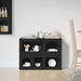 Bufet Negru 80.5 x 35 x 59 cm Lemn compozit - WALTI WALTI
