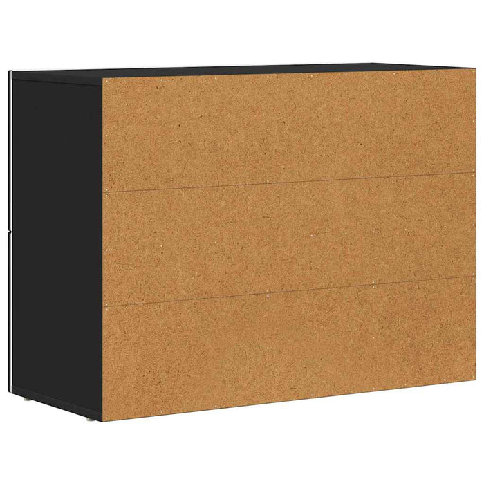 Bufet Negru 80.5 x 35 x 59 cm Lemn compozit - WALTI WALTI