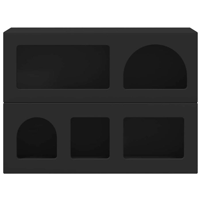Bufet Negru 80.5 x 35 x 59 cm Lemn compozit - WALTI WALTI