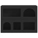 Bufet Negru 80.5 x 35 x 59 cm Lemn compozit - WALTI WALTI