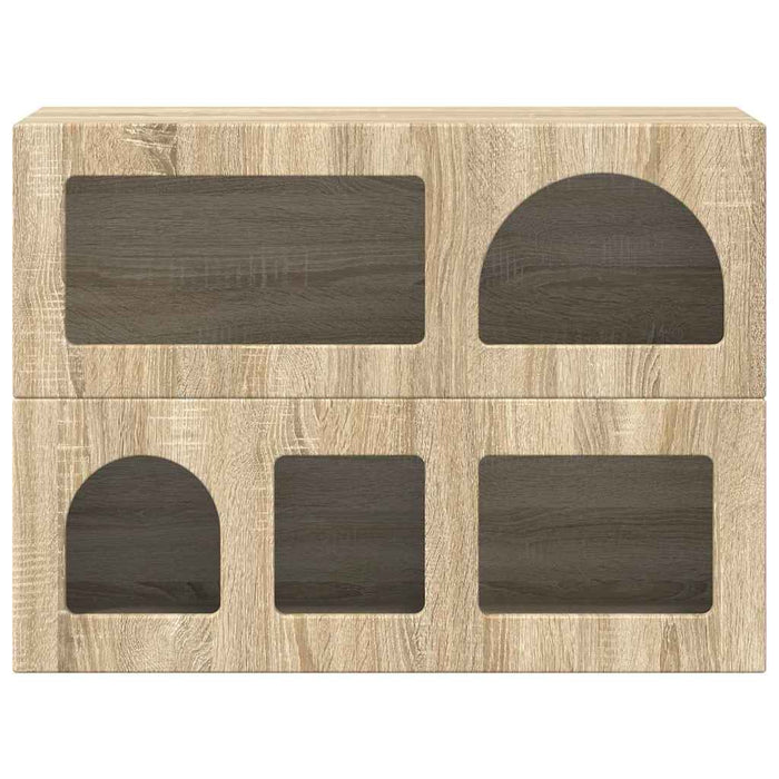 Bufet Stejar Sonoma 80.5 x 35 x 59 cm Lemn compozit - WALTI WALTI