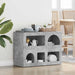 Bufet Gri din beton 80.5 x 35 x 59 cm Lemn compozit - WALTI WALTI