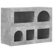 Bufet Gri din beton 80.5 x 35 x 59 cm Lemn compozit - WALTI WALTI