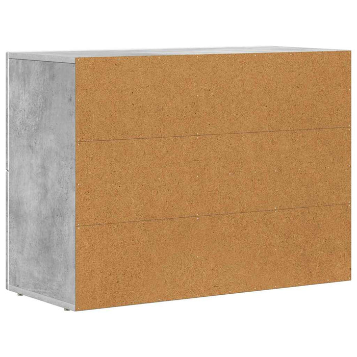 Bufet Gri din beton 80.5 x 35 x 59 cm Lemn compozit - WALTI WALTI