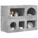 Bufet Gri din beton 80.5 x 35 x 59 cm Lemn compozit - WALTI WALTI