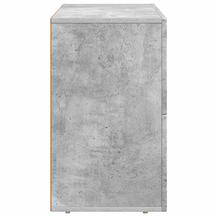 Bufet Gri din beton 80.5 x 35 x 59 cm Lemn compozit - WALTI WALTI