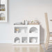 Bufet Alb lucios 80.5 x 35 x 59 cm Lemn compozit - WALTI WALTI