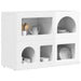 Bufet Alb lucios 80.5 x 35 x 59 cm Lemn compozit - WALTI WALTI
