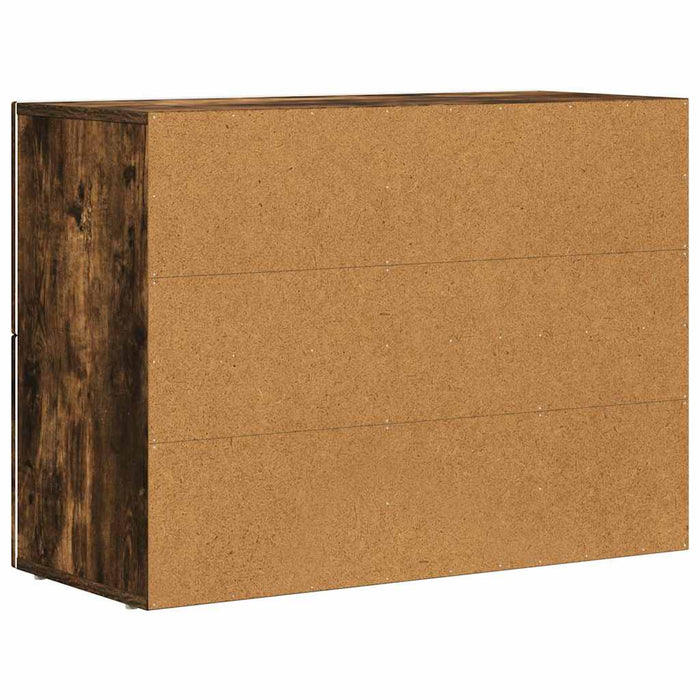 Bufet Stejar fumuriu 80.5 x 35 x 59 cm Lemn compozit - WALTI WALTI