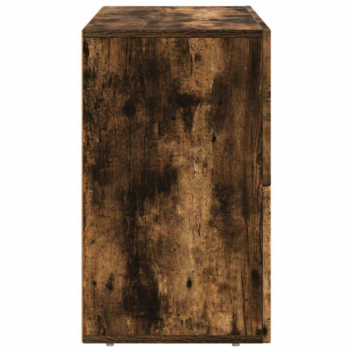 Bufet Stejar fumuriu 80.5 x 35 x 59 cm Lemn compozit - WALTI WALTI