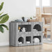 Bufet Gri Sonoma 80.5 x 35 x 59 cm Lemn compozit - WALTI WALTI