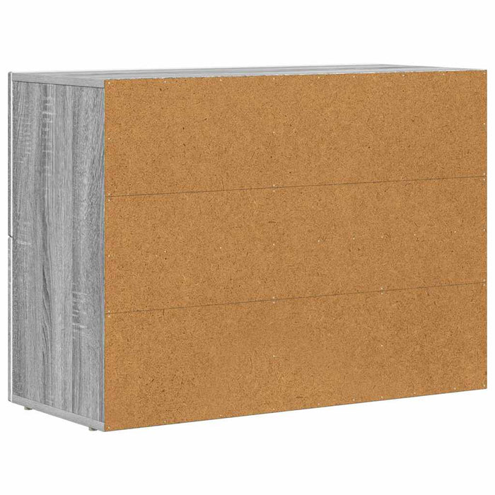 Bufet Gri Sonoma 80.5 x 35 x 59 cm Lemn compozit - WALTI WALTI