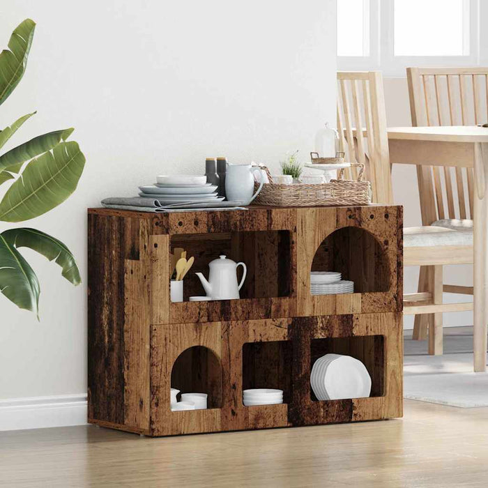 Bufet Lemn vechi 80.5 x 35 x 59 cm Lemn compozit - WALTI WALTI
