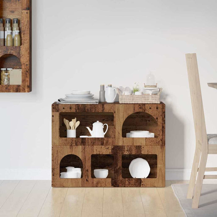 Bufet Lemn vechi 80.5 x 35 x 59 cm Lemn compozit - WALTI WALTI