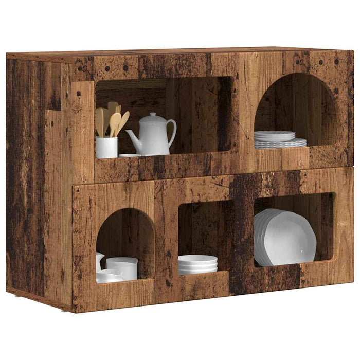 Bufet Lemn vechi 80.5 x 35 x 59 cm Lemn compozit - WALTI WALTI