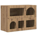 Bufet Stejar Artizanal 80.5 x 35 x 59 cm Lemn compozit - WALTI WALTI