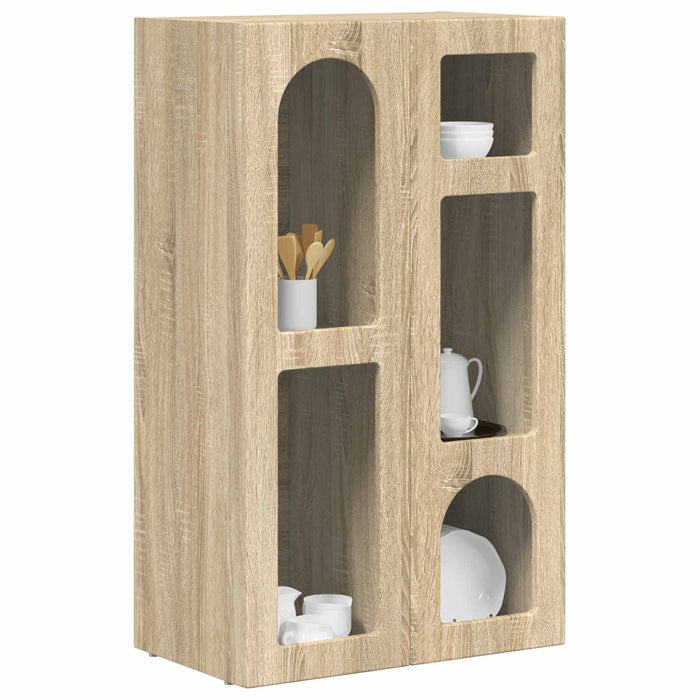 Bufet Stejar Sonoma 59 x 35 x 100,5 cm Lemn compozit - WALTI WALTI