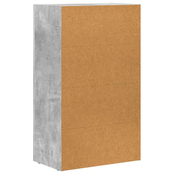 Bufet Gri din beton 59 x 35 x 100,5 cm Lemn compozit - WALTI WALTI