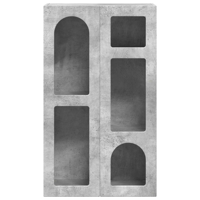 Bufet Gri din beton 59 x 35 x 100,5 cm Lemn compozit - WALTI WALTI
