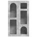 Bufet Gri din beton 59 x 35 x 100,5 cm Lemn compozit - WALTI WALTI