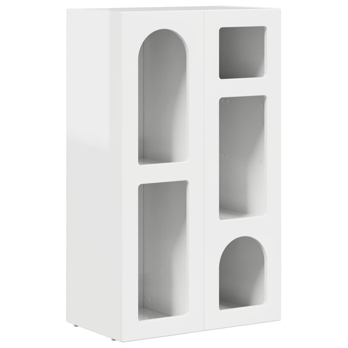 Bufet Alb lucios 59 x 35 x 100,5 cm Lemn compozit - WALTI WALTI