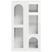 Bufet Alb lucios 59 x 35 x 100,5 cm Lemn compozit - WALTI WALTI
