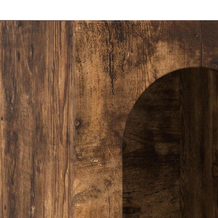 Bufet Stejar fumuriu 59 x 35 x 100,5 cm Lemn compozit - WALTI WALTI