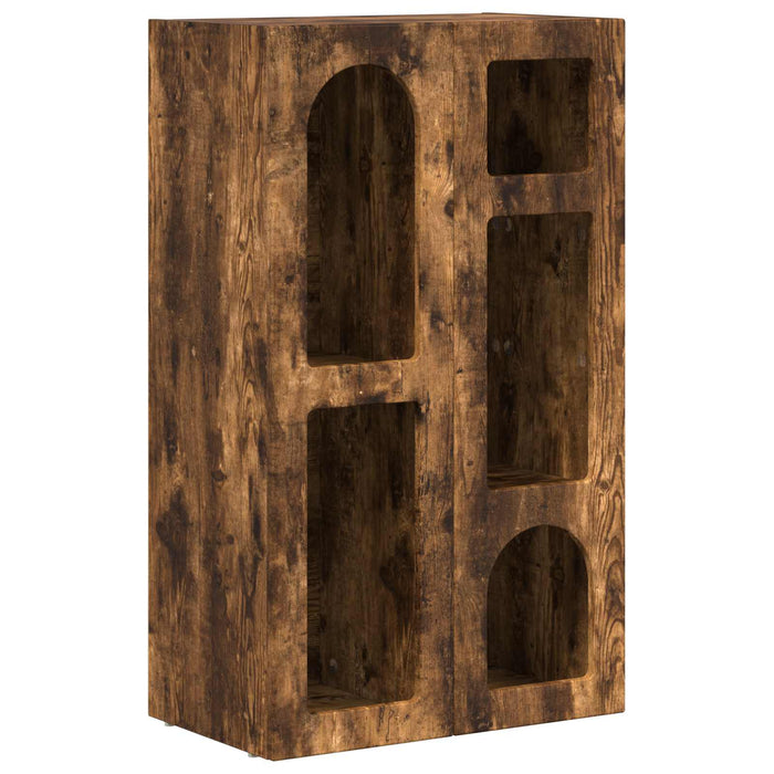 Bufet Stejar fumuriu 59 x 35 x 100,5 cm Lemn compozit - WALTI WALTI