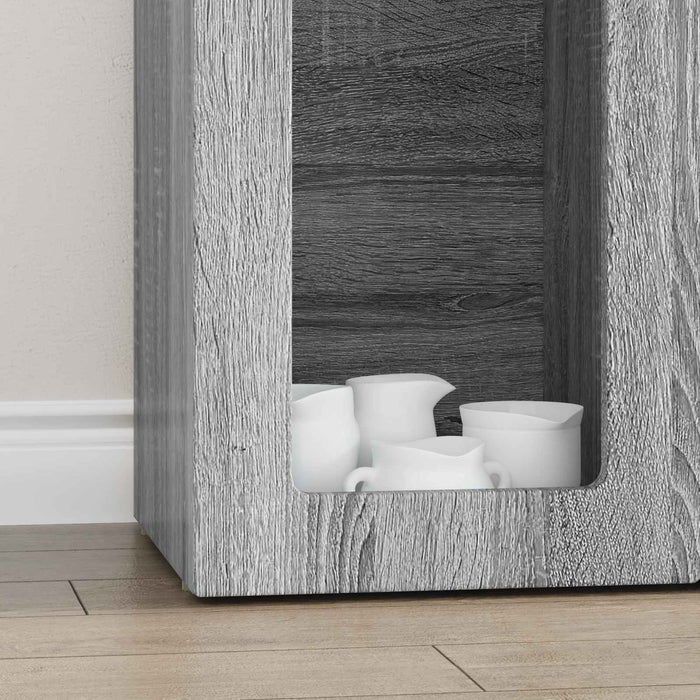 Bufet Gri Sonoma 59 x 35 x 100,5 cm Lemn compozit - WALTI WALTI