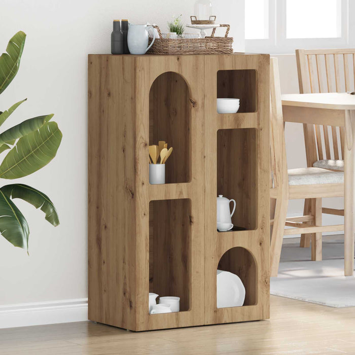 Bufet Stejar Artizanal 59 x 35 x 100,5 cm Lemn compozit - WALTI WALTI