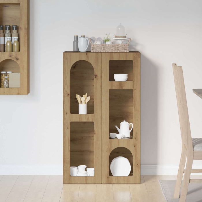 Bufet Stejar Artizanal 59 x 35 x 100,5 cm Lemn compozit - WALTI WALTI