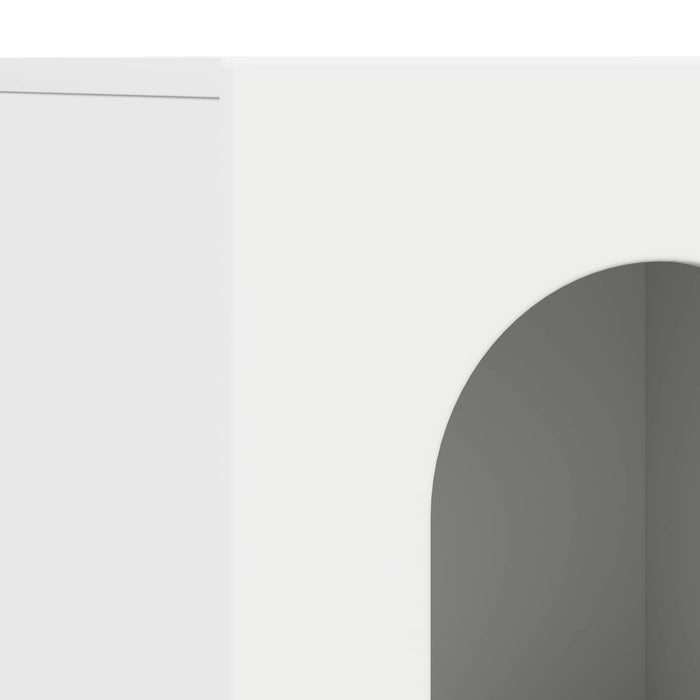 Bufet Alb 100 x 35 x 59 cm Lemn compozit - WALTI WALTI