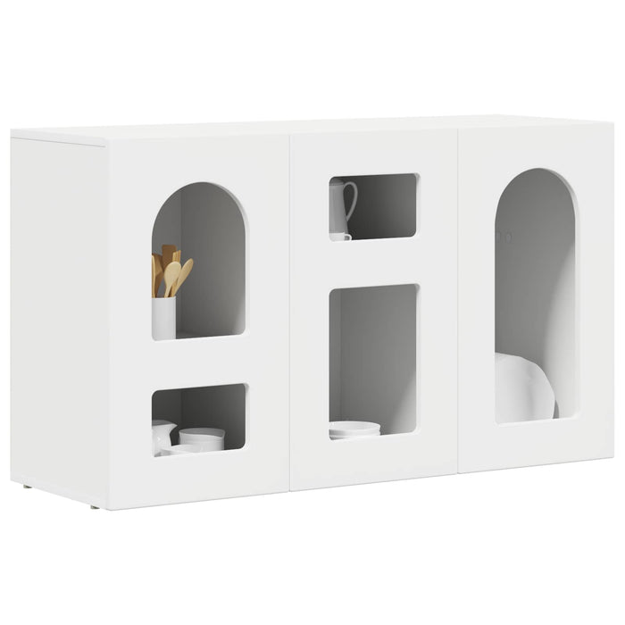 Bufet Alb 100 x 35 x 59 cm Lemn compozit - WALTI WALTI