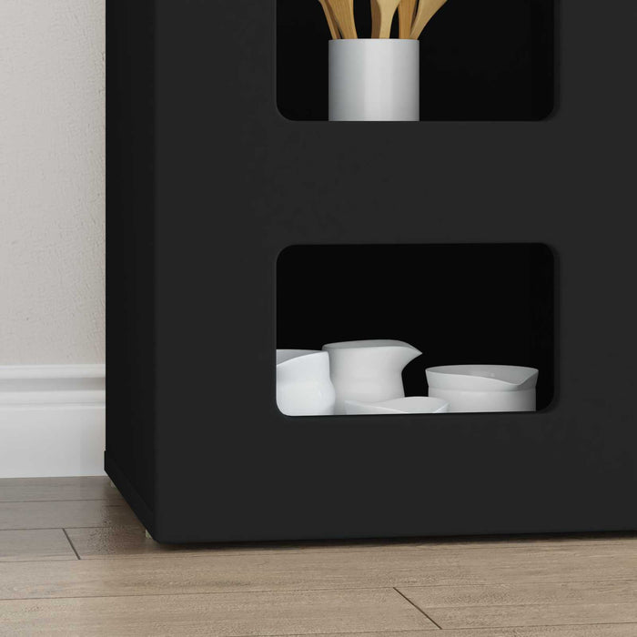 Bufet Negru 100 x 35 x 59 cm Lemn compozit - WALTI WALTI